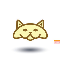 cat icon, vector illustration