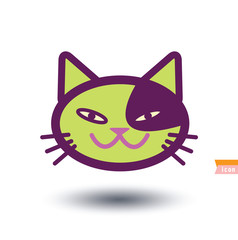cat icon, vector illustration