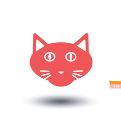 cat icon, vector illustration