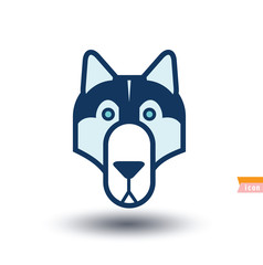 dog icon - vector illustration.