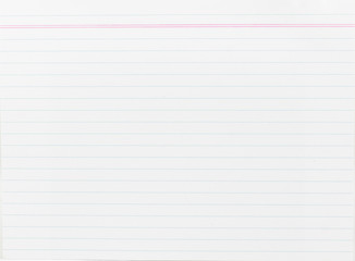 Blank notepaper with line