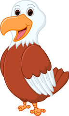 Cute eagle cartoon