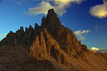 Tre cime di Lavaredo, tra ombre e luci