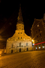 Fototapeta na wymiar Church in Riga 