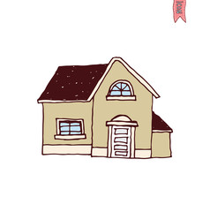 House icon, vector illustration.