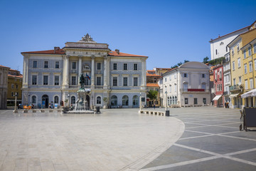 Fototapeta na wymiar Old Town in Piran, Slovenia