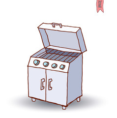 barbecue, vector illustration