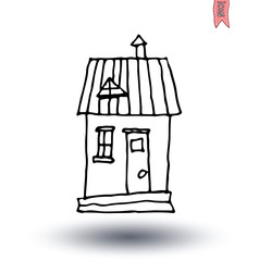 House icon, vector illustration.