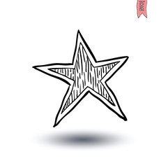 stars icon Isolated . Vector illustration.