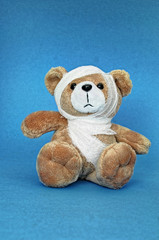 verletzter Teddybaer