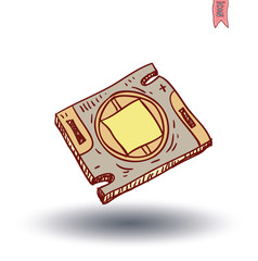 Led light bulb, vector illustration