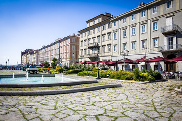Fototapeta premium Beautiful architecture, and buildings of Trieste, Italy 