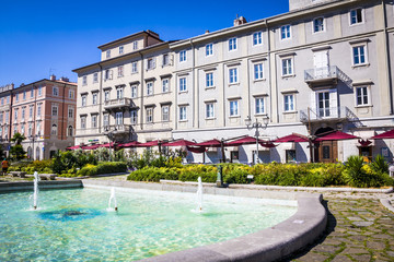 Beautiful architecture, and buildings of Trieste, Italy
