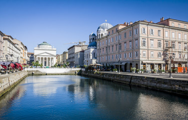Canal Grande in Trieste, Italy