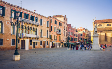 street in historic Venice, Italy 