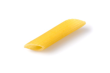 penne isolated on white background