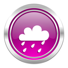 rain violet icon waether forecast sign