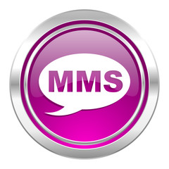 mms violet icon message sign