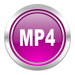 mp4 violet icon