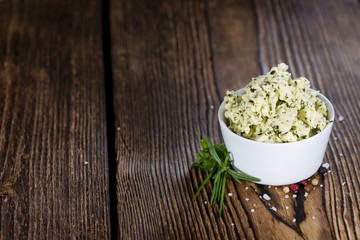 Portion of Herb Butter