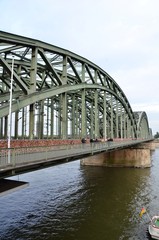 Pont Hohenzollern à Cologne, Allemagne
