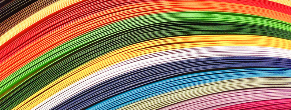 bunte Papierstreifen
