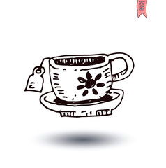 tee cup icon, vector.