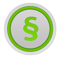 Law circular icon on white background