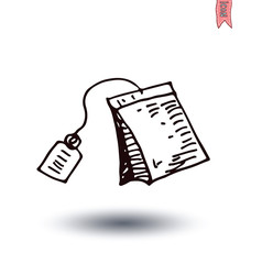 Tea Bag, Vector illustration.