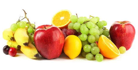 Photo sur Plexiglas Fruits Ripe fruits isolated on white background