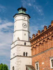 Fototapeta na wymiar Townhall of old town Sandomierz