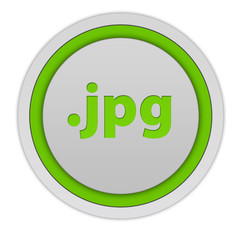 .jpg circular icon on white background