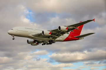 Fototapeta premium Airplane taking off 