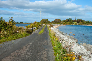 A view of the causeway from Inchiquin Island, Co. Galway.