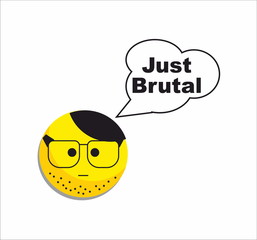 brutal smile icon