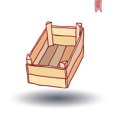 boxe doodle . vector illustration.