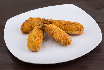Fried prawn tempura