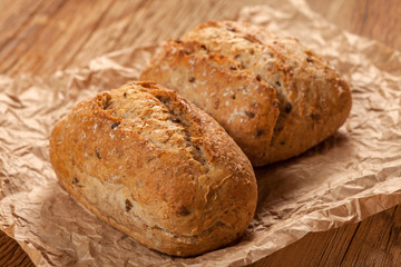 Freshly baked crusty rolls.