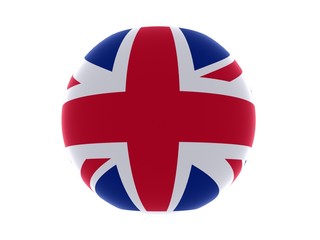 3D flag of United Kingdom