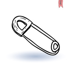 Safety pin icon , vector illustration