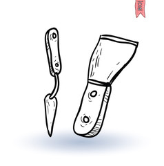 spatulal icon, vector illustration