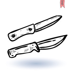 Knife, vector illustration
