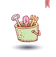 Summer icon, vector illustration.