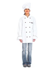 Young chef woman