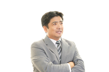 笑顔のビジネスマン