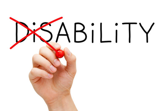 Ability Not Disability Concept