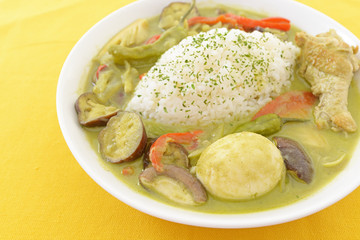 おいしそうなグリーンカレー