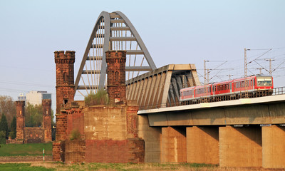 Hammer Eisenbahnbrücke bei Düsseldorf