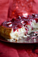 Cranberry Vanilla Cheesecake