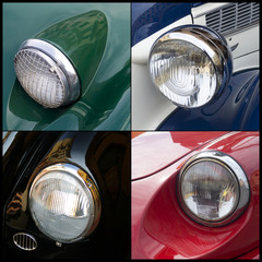 Oldtimer, headlights detail